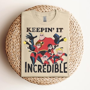 Disney Incredibles Keepin It Graphic T-Shirt, Disneyland Family Matching Shirt, Magic Kingdom, WDW Epcot Theme Park