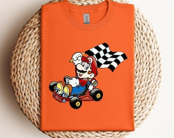 Super Mario Kart Shirt, Super Mario Bowser Shirt, Video Game Shirt, Retro Super Mario Kart Shirt, Gift For Gamer, Mario Shirt