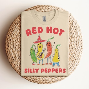 silly peppers - unisex t shirt