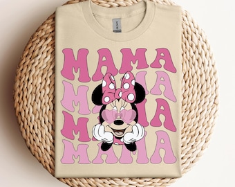 Disney Mama Shirt, Minnie Disney Mom Shirt, Minnie Mama Tee, Disney Mommy Birthday Shirt, Disney Family Trip Tee