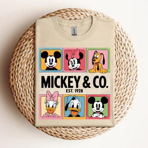 Retro Mickey & Co 1928 Shirt, Vintage Disney Shirt, Mickey And Co, Disneyworld Shirts, Family Mickey And Friends Shirt, Disney Family Shirt