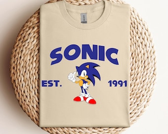 Limited Sonic The Hedgehog Vintage Shirt, Sonic The Hedgehog Retro Shirt, Vintage Homage Shirt, Birthday Gifts