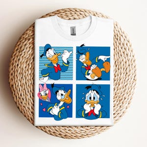 Moods of Donald Sweatshirt, Donald Duck T-Shirt, Disney Donald Tee, Donald&#39;s Moods Hoodie, Funny Donald Duck T-Shirt, Mickey and Friends Tee