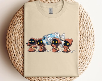 Camiseta divertida de Star Wars Jawa, camiseta gráfica de reparación de droides Jawa, camiseta Galaxy's Edge, camisetas familiares a juego de Disneyland WDW