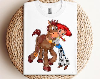 Retro Disney Toy Story Shirt, Toy Story Jessie and Bullseye Tee, Vintage Toy Story Tee,Disneyland Xmas Family Matching Shirts, Magic Kingdom