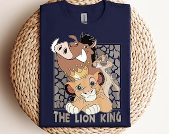 Retro 90s Disney Lion King Simba And Timon Comfort Colors Shirt, Vintage Lion King Shirt, Hakuna Matata Retro Shirt, Disney Family Shirts