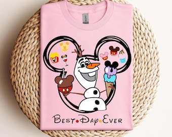 Olaf Best Day Ever Shirt, Best Day Ever Olaf Shirt, Best Day Ever Olaf Snacks Shirt, Disney Frozen Snacks Shirt, Disney Olaf Snacks T-shirt