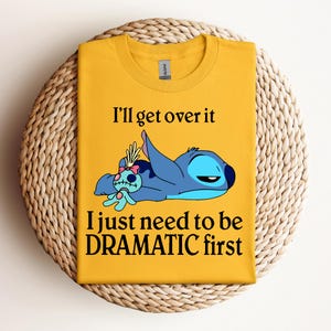 Je m'en remettrai, j'ai juste besoin d'être dramatique d'abord. Sweat à capuche/sweat à capuche Disney Stitch, sweat à capuche Stitch Ohana Means Family