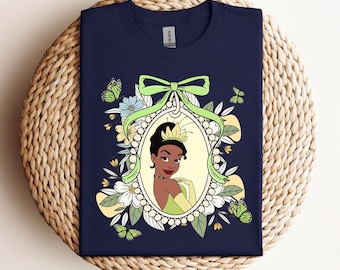 Retro Disney Tiana Shirt, Disney Princess Shirt, Disney Girl Trip Shirt, Disney Group Shirt, Disney Trip 2025 Shirt