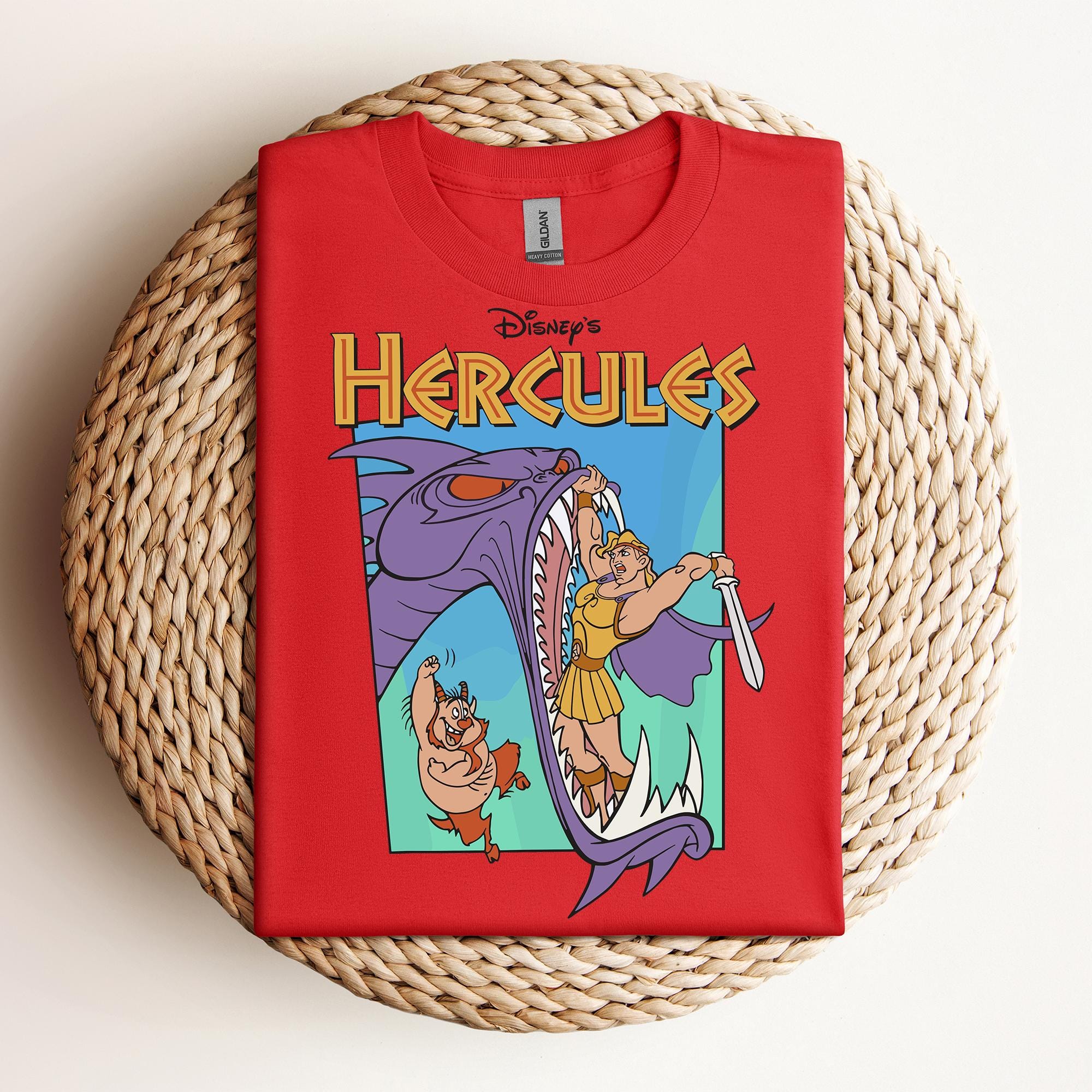 Vintage Disney Hercules Philoctetes Shirt, Hercules and Phil