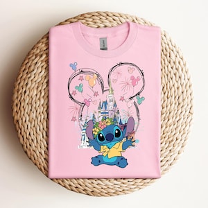 Stitch Shirt, Disney Tee, Disney Stitch Shirt, Stitch Disneyworld Shirt, Disney Vacation Shirts, Disney Castle Shirt, Magic Kingdom Shirt