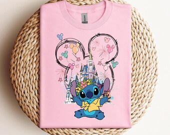 Stitch Shirt, Disney T-Shirt, Disney Stitch Shirt, Stitch Disneyworld Shirt, Disney Urlaub Shirts, Disney Schloss Shirt, Magic Kingdom Shirt