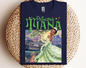 Disney Princess Tiana Shirt, Disneyland Princess Trip Shirt, Princess Tiana and The Frog Shirt, Disney Girls Trip Shirt, Princess Tiana Trip
