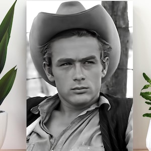 James Dean &#39;Giant&#39; Film Poster 1950s Kino Wand Kunst (Digitaler Download)