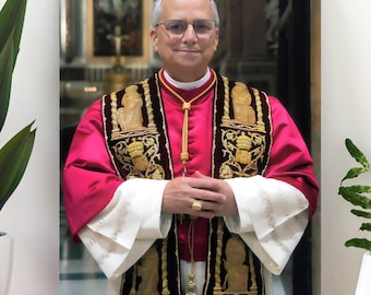 Pope Leo XIV Portrait Print: Robert Francis Prevost Art (Digital Download)