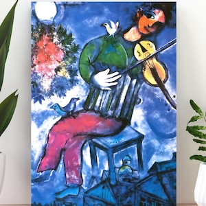 シャガール、『ヴァイオリン弾き』、希少画集画、状態良好 楽天市場】シャガール・「ヴァイオリン弾き」 : グーピルギャラリー