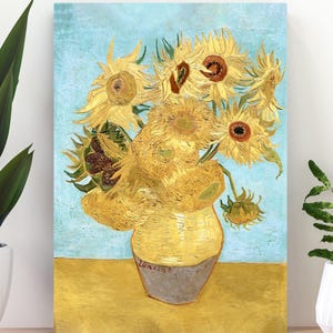 Van Gogh Sunflowers Print: Vintage Floral Still Life (Digital Download)