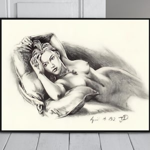 Póster del Titanic con retrato de rosa, descarga digital, arte de pared imprimible, decoración del hogar, Kate Winslet, Jack Dawson, Leonardo Di Caprio/Boceto de la rosa del Titanic