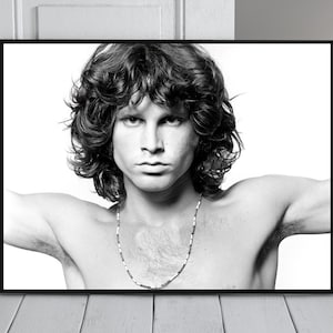Jim Morrison Poster Digitaler Download Druckbare Wandkunst Der junge Löwe Fotografie The Doors Druck Jim Morrison Porträt Musikliebhaber Druck