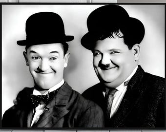 Vintage Laurel & Hardy Ceramic Ashtray – 22 X 14 X 4 Cm – Embossed