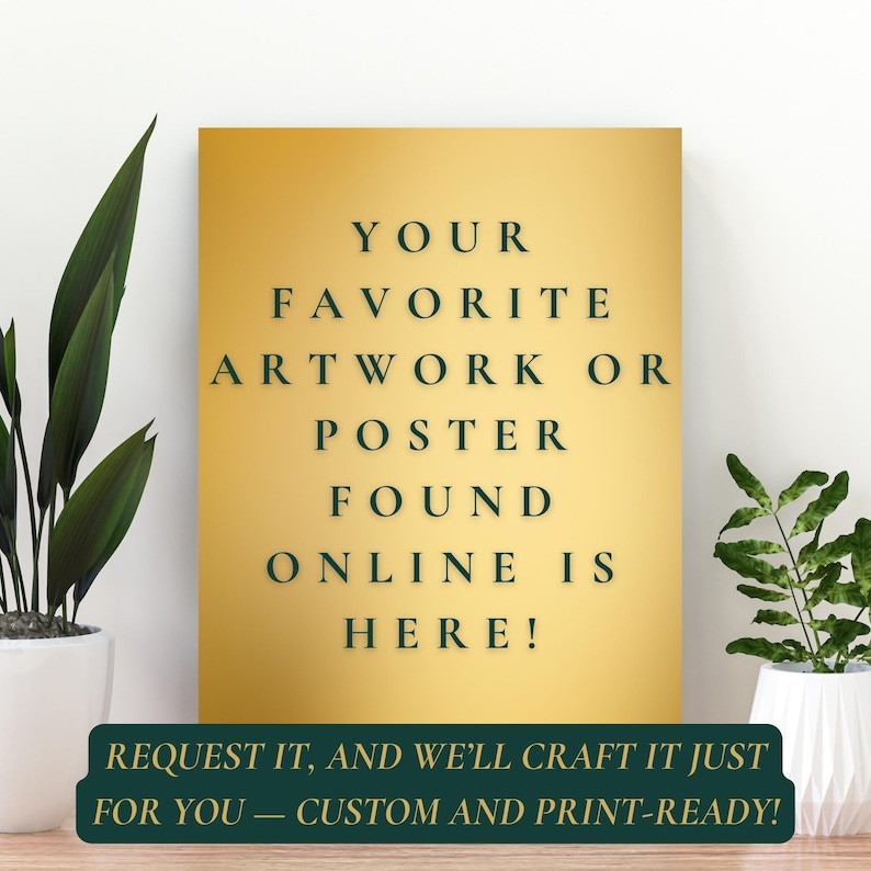 Custom Digital Poster