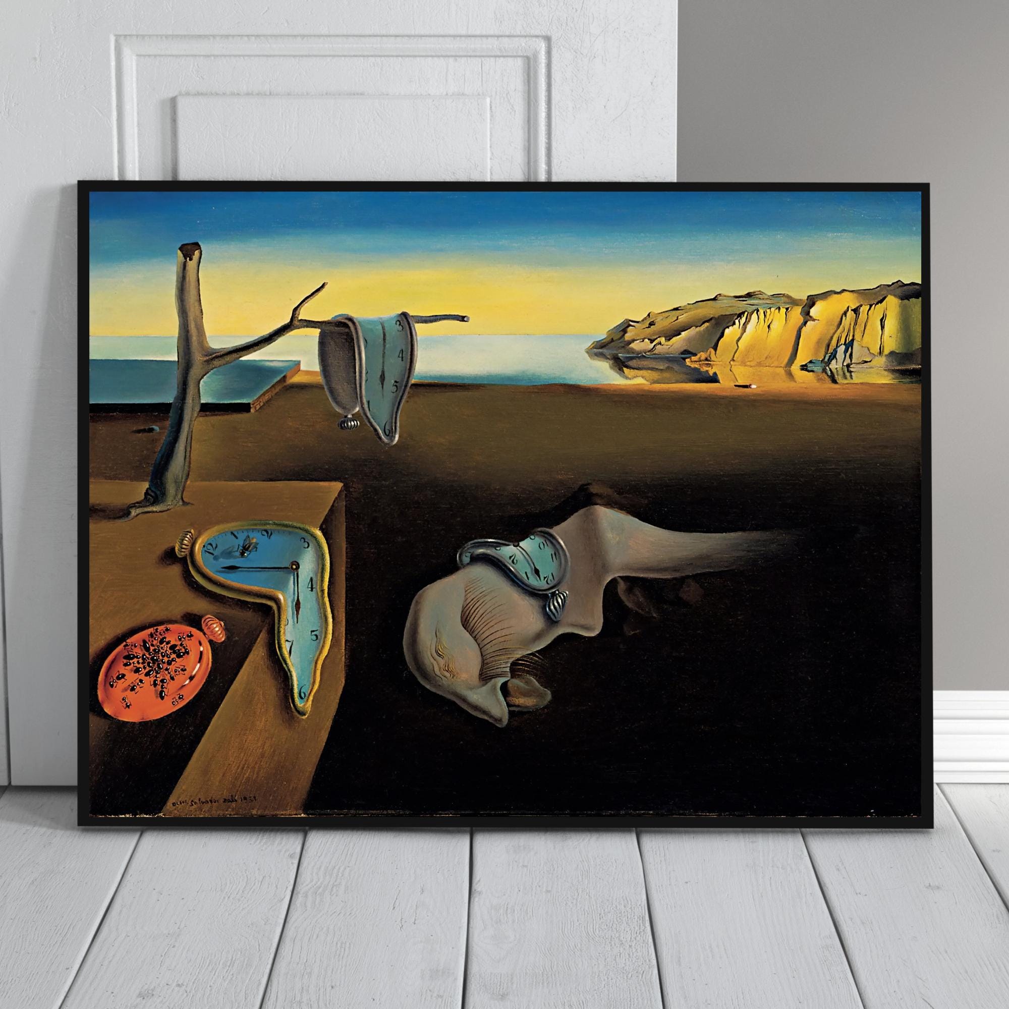 Salvador dali klok - Etsy België, image size:2000x2000