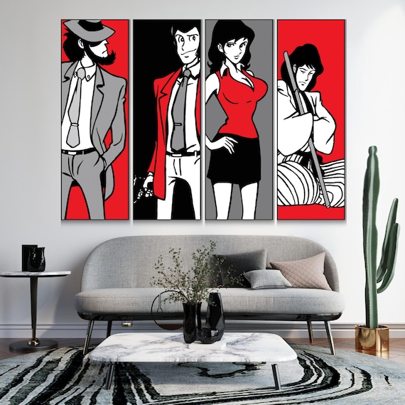 Lupin III Art Print Set: Manga Decor (digital Download) - Etsy