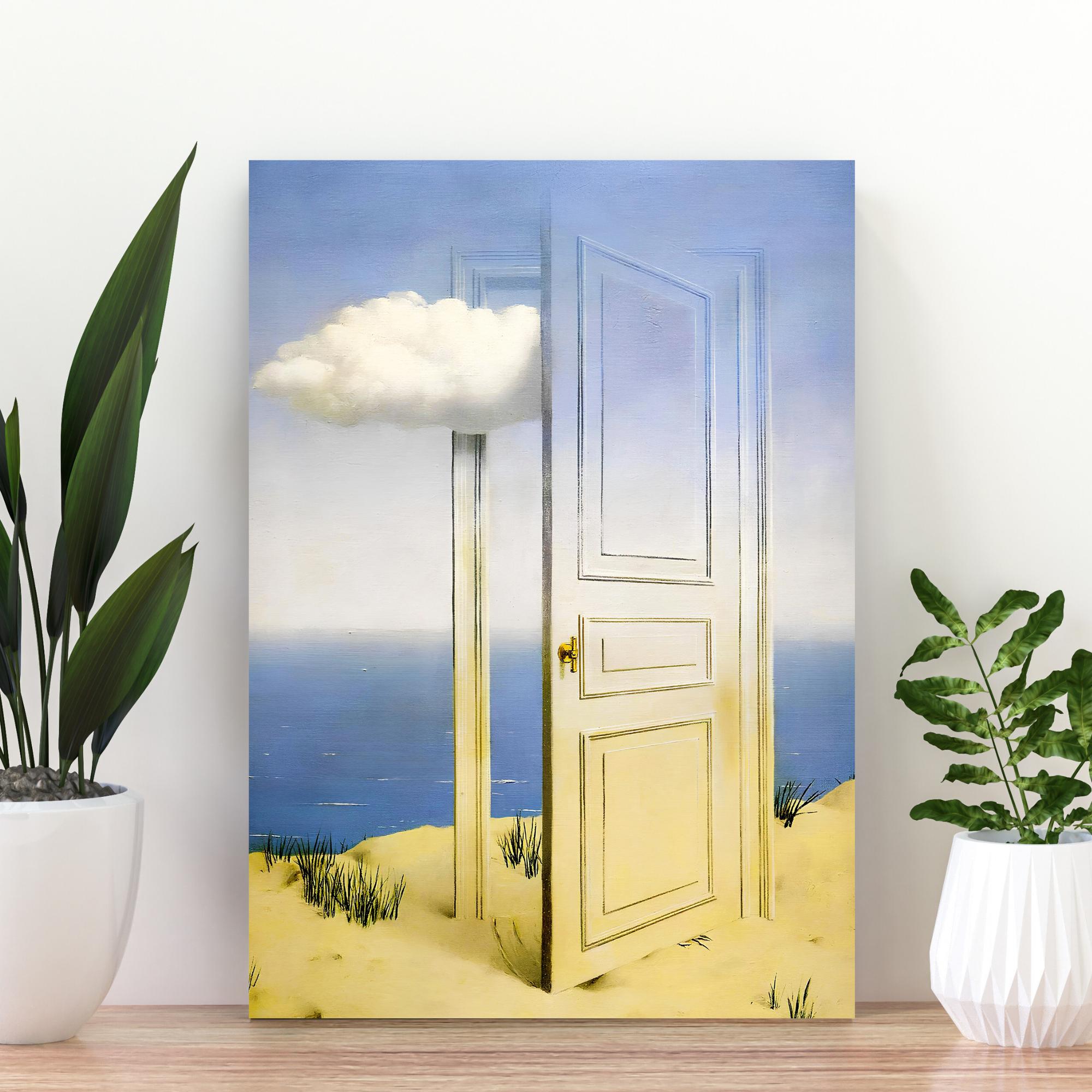 Magritte 英語版 René Magritte the Victory Surrealism Poster Sea Cloud Door Wall
