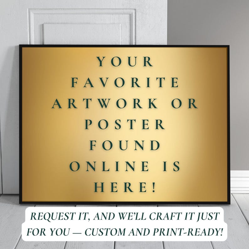 Custom Digital Poster