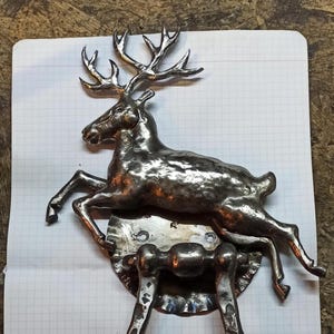 Exclusive Cast Door Knocker "Leaping Deer"