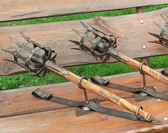Torch,vintage, custommade,medievallighting,lighting,wallsconce, forgeddecor, illumination, forgedtorch, medieval, blacksmithing,decor