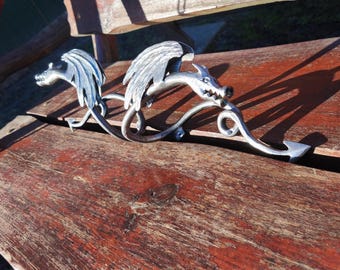 Metal Dragon Curtain Tiebacks – Handmade Fantasy Decor