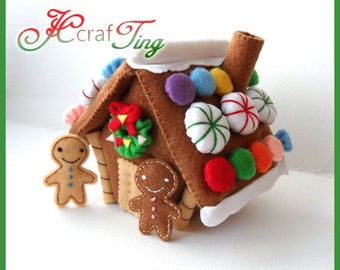 Gingerbread House PDF pattern