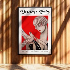 Vanity Fair Cover Magazine, June 1926, Vanity Fair cover Print, Fashion Digital Home Decor, Printable Wall Art.