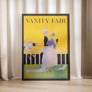 Vanity Fair Cover Magazine, August 1916, Vanity Fair cover Print, Fashion Digital Home Decor, Printable Wall Art.
