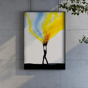 RENÉ GRUAU, The Black Silhouette, 1969, Woman Portrait, Gallery Wall Set, Vintage Poster Art, Fashion Wall Art.