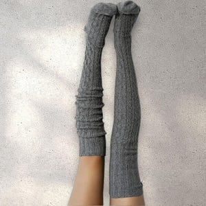 Knee-High Women&#39;s Socks - 3 Color Options, Warm & Comfortable, One-Size-Fits-Most
