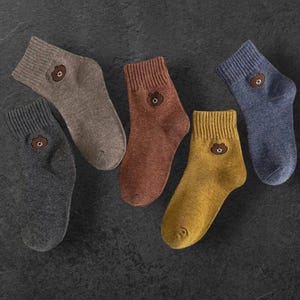 5-Pack Baby Socks - 5 Assorted Colors, Warm & Comfortable, 3 Styles Available