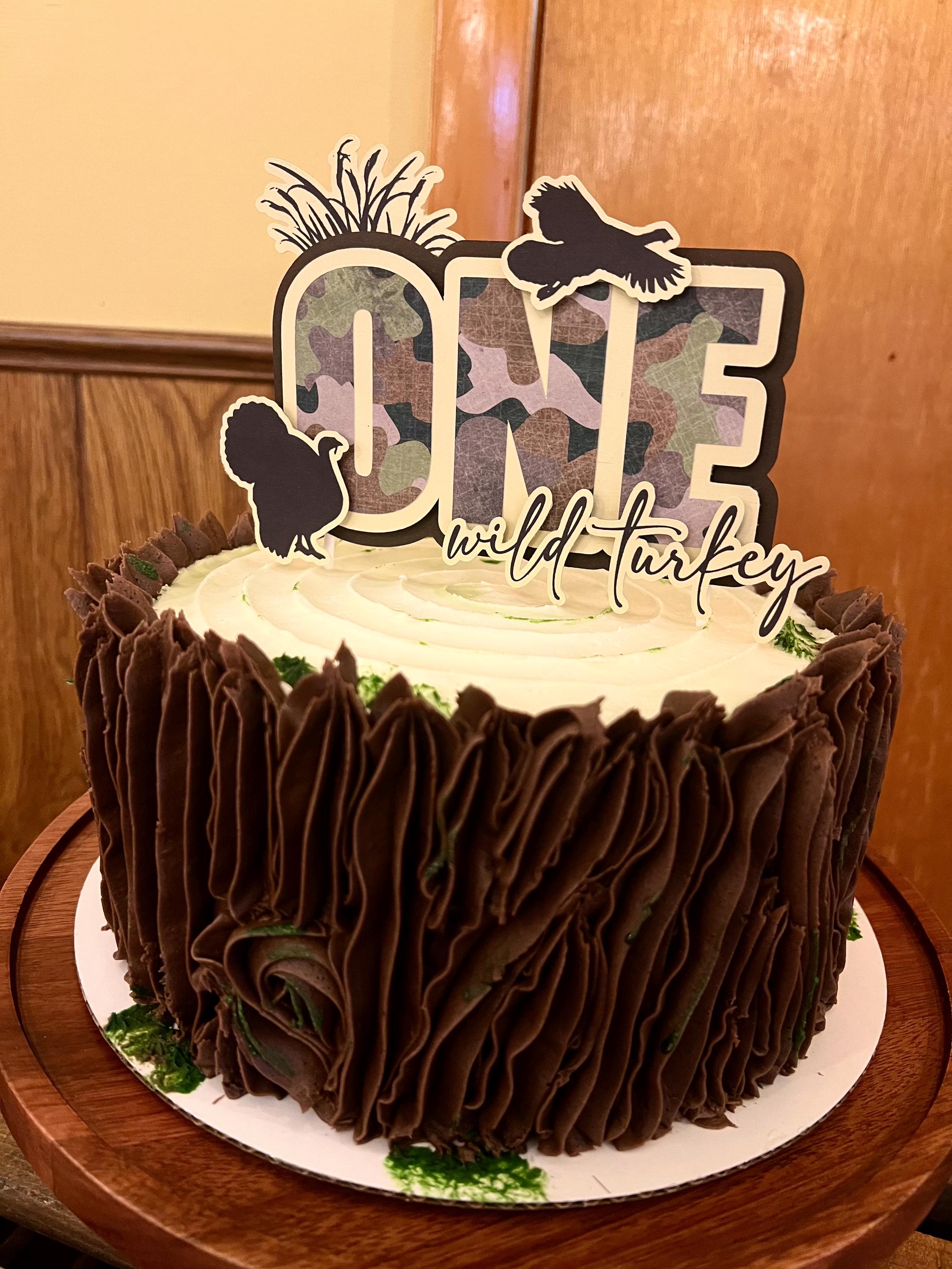 Wild Turkey Cake Topper