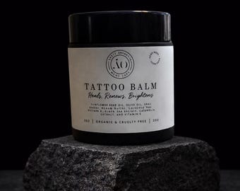 Bálsamo orgánico para el cuidado masculino con efecto tatuaje Arete