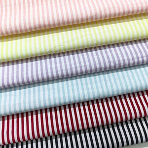 Striped Cotton Fabric: 55&quot; Wide, Apparel & Home Decor By The Yard