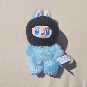 sheisty balaclava ski mask accessory for labubu doll handmade crochet fiber art