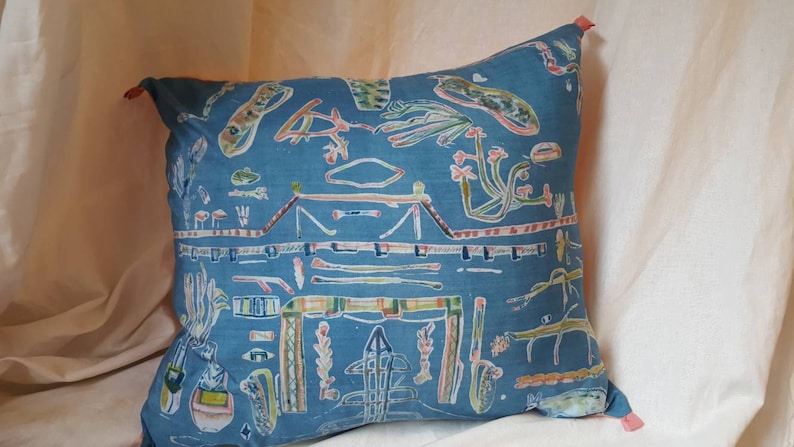 Silk cushion Hackney Marshes