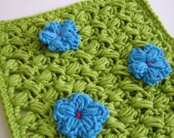 Simple crochet pattern for home - square pot holder crochet pattern instructions, beginner crochet pattern