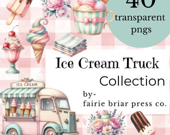Ice Cream Bridal Shower Clipart PNG, She’s Been Scooped Up Bridal Shower, Watercolor Summer Wedding Clipart Bundle