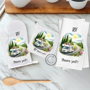 Remorque de camping amusante PNG en téléchargement numérique par sublimation pour les campeurs | Décoration de cuisine Cottagecore et style campagnard