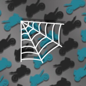 Spiderweb Corner 9-inch Vinyl Decal