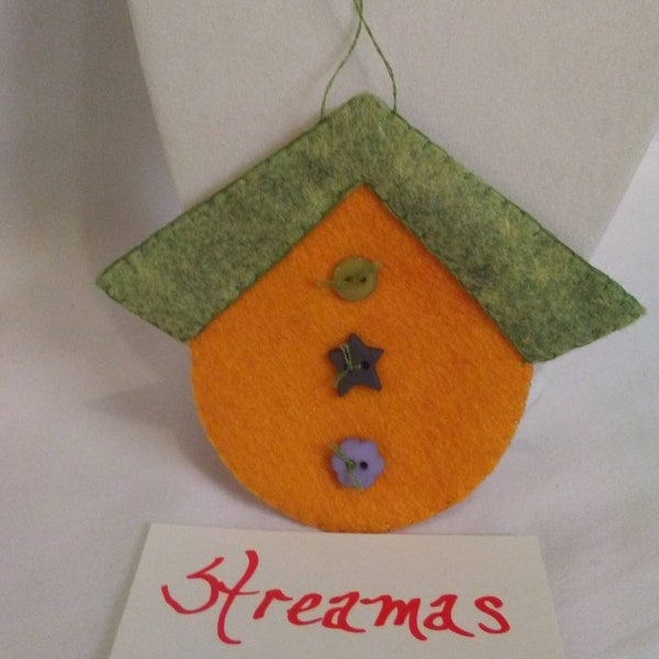 Felt Birdhouse Etsy