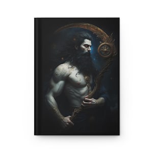 Melancholy Saturn Hardcover Journal  Matte Finish
