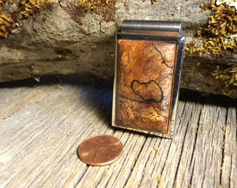 Maple Money Clip Etsy - wooden money clip spalted maple burl